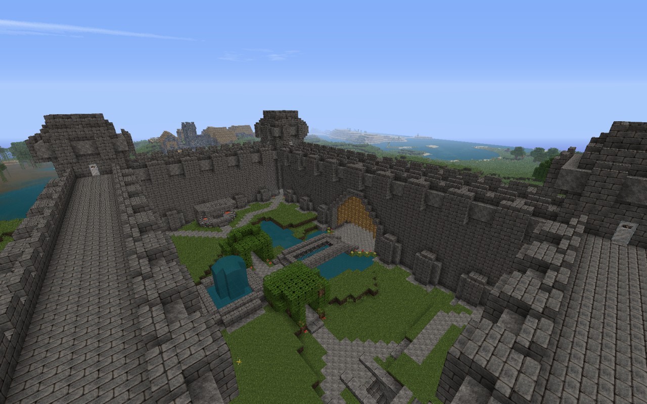 giant minecraft castle download